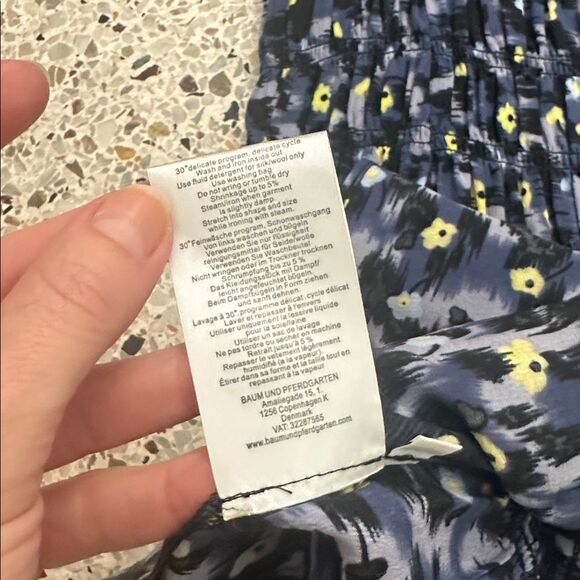 Baum Und Pferdgarten Armona cheetah garden mini dress long sleeve 34 small s - Picture 9 of 9